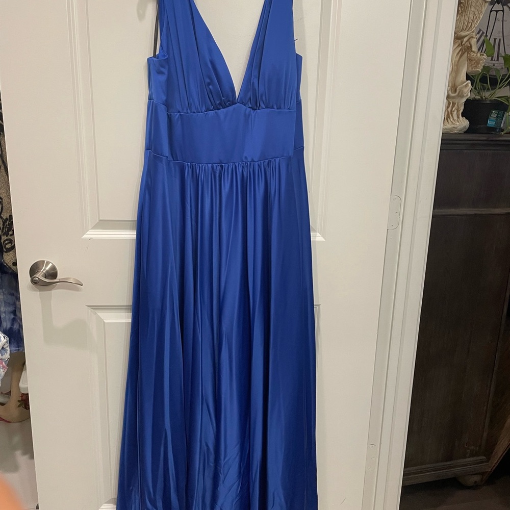 Royal blue dress